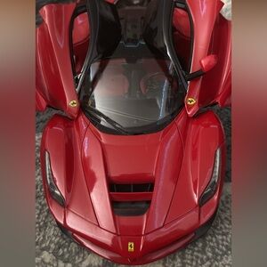 Ferrari Red Sports Model with Black Details